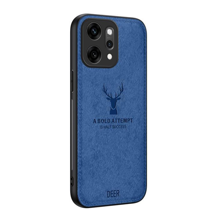 Deer Head Cloth Skin All-inclusive Phone Case