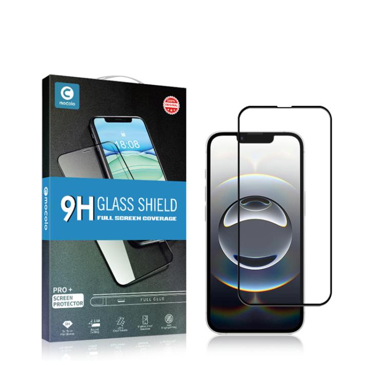 mocolo 2.5D Full Glue Full Cover Tempered Glass Film, For iPhone 17e / 16e, For iPhone 17 Pro Max, For iPhone 17 Pro, For iPhone 17, For iPhone Air, For iPhone 16 Pro Max, For iPhone 16 Pro, For iPhone 16 Plus, For iPhone 16