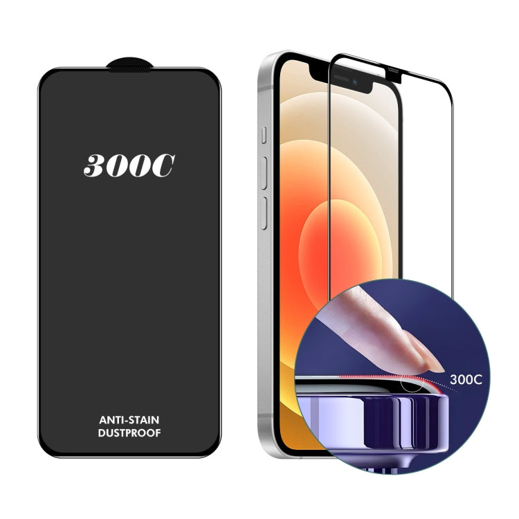 ENKAY 300C Super Large Arc Full Coverage High Aluminum-silicon Tempered Glass Film, For iPhone 16 Pro Max, For iPhone 16 Pro, For iPhone 15 Pro Max, For iPhone 15 Pro, For iPhone 14 Pro, For iPhone 14 Pro Max, For iPhone 12 Pro Max���������������������...