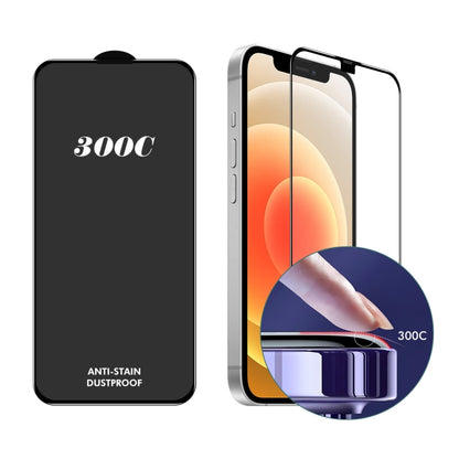 ENKAY 300C Super Large Arc Full Coverage High Aluminum-silicon Tempered Glass Film, For iPhone 16 Pro Max, For iPhone 16 Pro, For iPhone 15 Pro Max, For iPhone 15 Pro, For iPhone 14 Pro, For iPhone 14 Pro Max, For iPhone 12 Pro Max���������������������...
