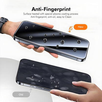 2pcs ENKAY 300C Super Large Arc Full Coverage High Aluminum-silicon Tempered Glass Film, For iPhone 16 Pro Max, For iPhone 16 Pro, For iPhone 15 Pro Max, For iPhone 15 Pro, For iPhone 14 Pro, For iPhone 14 Pro Max, For iPhone 12 Pro Max����������������...