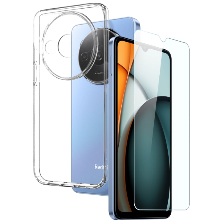 NORTHJO Transparent TPU Phone Case with Tempered Glass Film