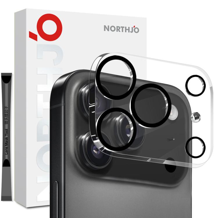 NORTHJO Camera Lens Protector 3D Night Shot Tempered Glass Film, For iPhone Duo, For iPhone 18 Pro, For iPhone 18 Pro Max, For iPhone 17 Pro Max, For iPhone 17 Pro, For iPhone 17, For iPhone Air, For iPhone 17e / 16e, For iPhone 16 Pro / 16 Pro Max    ...