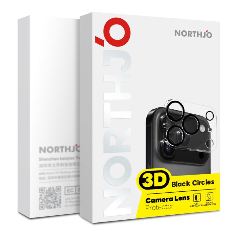 NORTHJO Camera Lens Protector 3D Night Shot Tempered Glass Film, For iPhone Duo, For iPhone 18 Pro, For iPhone 18 Pro Max, For iPhone 17 Pro Max, For iPhone 17 Pro, For iPhone 17, For iPhone Air, For iPhone 17e / 16e, For iPhone 16 Pro / 16 Pro Max    ...