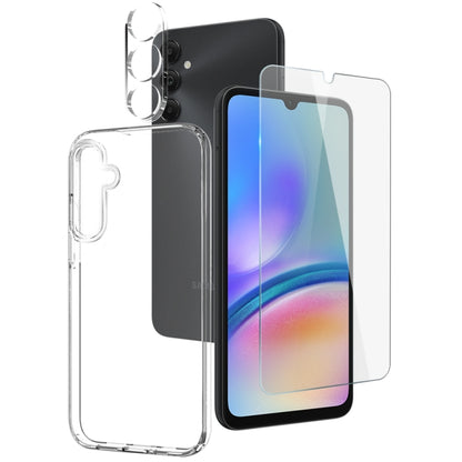NORTHJO 3 in 1 TPU Phone Case with Screen Protector and Lens Film, For Samsung Galaxy S25 FE 5G, For Samsung Galaxy A16 5G, For Samsung Galaxy A06 4G, For Samsung Galaxy S24 FE 5G, For Samsung Galaxy A55 5G, For Samsung Galaxy A35 5G                   ...