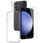 NORTHJO 3 in 1 TPU Phone Case with Screen Protector and Lens Film, For Samsung Galaxy S25 FE 5G, For Samsung Galaxy A16 5G, For Samsung Galaxy A06 4G, For Samsung Galaxy S24 FE 5G, For Samsung Galaxy A55 5G, For Samsung Galaxy A35 5G                   ...