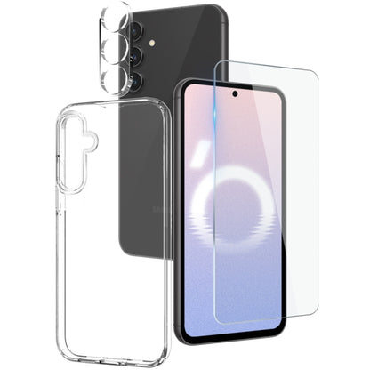 NORTHJO 3 in 1 TPU Phone Case with Screen Protector and Lens Film