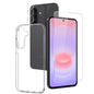NORTHJO 3 in 1 TPU Phone Case with Screen Protector and Lens Film, For Galaxy A57 5G, For Galaxy A37 5G, For Galaxy A27 5G, For Galaxy S25 FE 5G, For Galaxy A56 5G, For Galaxy A26 5G, For Galaxy A36 5G, For Galaxy A16 5G, For Galaxy A06 4G             ...
