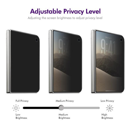 2 PCS/Pack ENKAY Hat-Prince 28 Degree Anti-peeping Privacy Tempered Glass Film, For iPhone Duo Outer Screen, For iPhone 18 Pro, For iPhone 18 Pro Max, For iPhone 17 Pro Max, For iPhone 17 Pro, For iPhone 17, For iPhone Air, For iPhone 16 Pro Max       ...