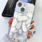 Plating Glitter Texture Chain Wristband TPU Phone Case with Lens Film, For iPhone 14