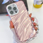 Plating Glitter Texture Chain Wristband TPU Phone Case with Lens Film, For iPhone 13 Pro Max