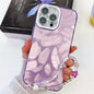 Plating Glitter Texture Chain Wristband TPU Phone Case with Lens Film, For iPhone 13 Pro Max