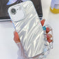 Plating Glitter Texture Chain Wristband TPU Phone Case with Lens Film, For iPhone 17e / 16e