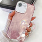 Plating Glitter Texture Chain Wristband TPU Phone Case with Lens Film, For iPhone 17e / 16e