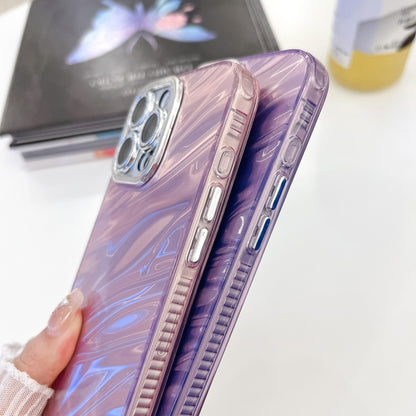 Plating Glitter Texture Chain Wristband TPU Phone Case with Lens Film, For iPhone 17e / 16e