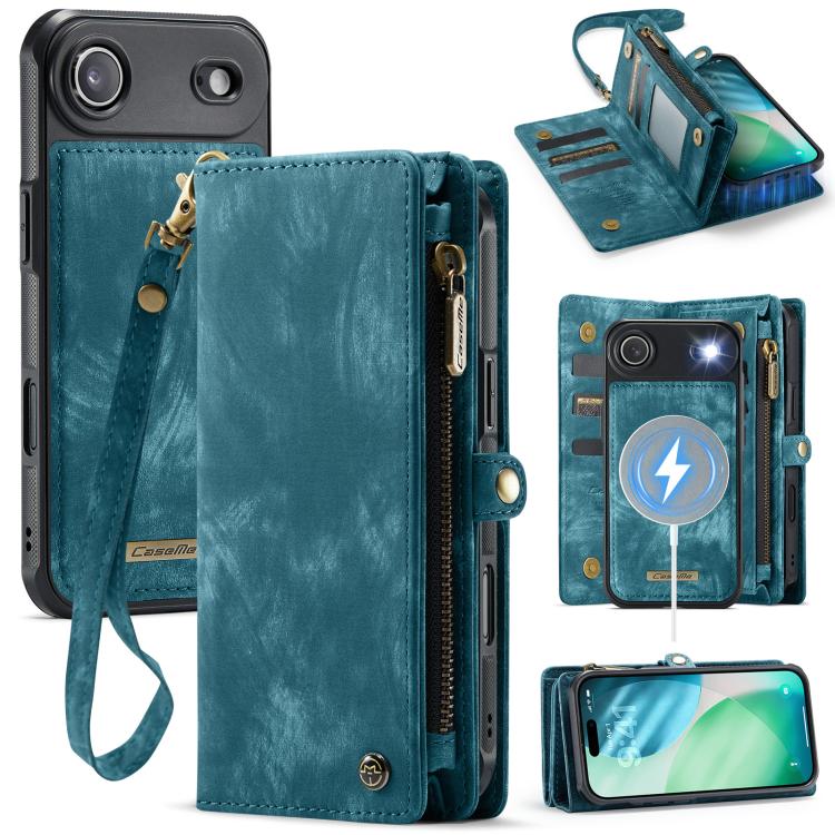 CaseMe 008 Detachable Multifunctional Leather Phone Case, For iPhone Air, For iPhone 16 Pro Max, For iPhone 16 Pro, For iPhone 16 Plus