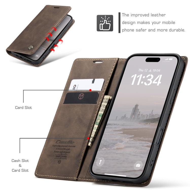 CaseMe 013 Multifunctional Horizontal Flip Leather Phone Case, For iPhone 16 Pro, For iPhone 16 Plus, For iPhone 16, For iPhone 18 Pro / 17 Pro