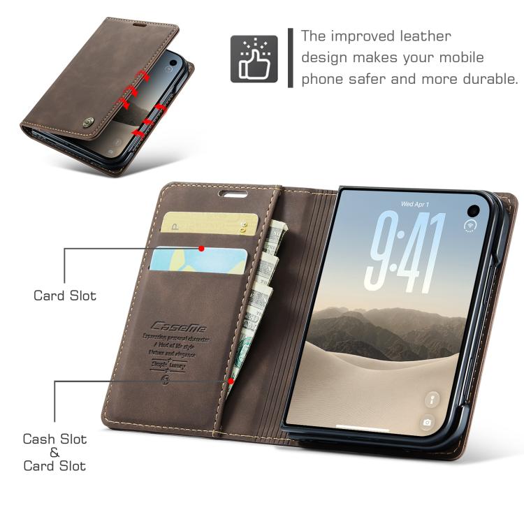 CaseMe 013 Multifunctional Horizontal Flip Leather Phone Case, For iPhone Duo, For iPhone 17, For iPhone Air, For iPhone 16 Pro Max