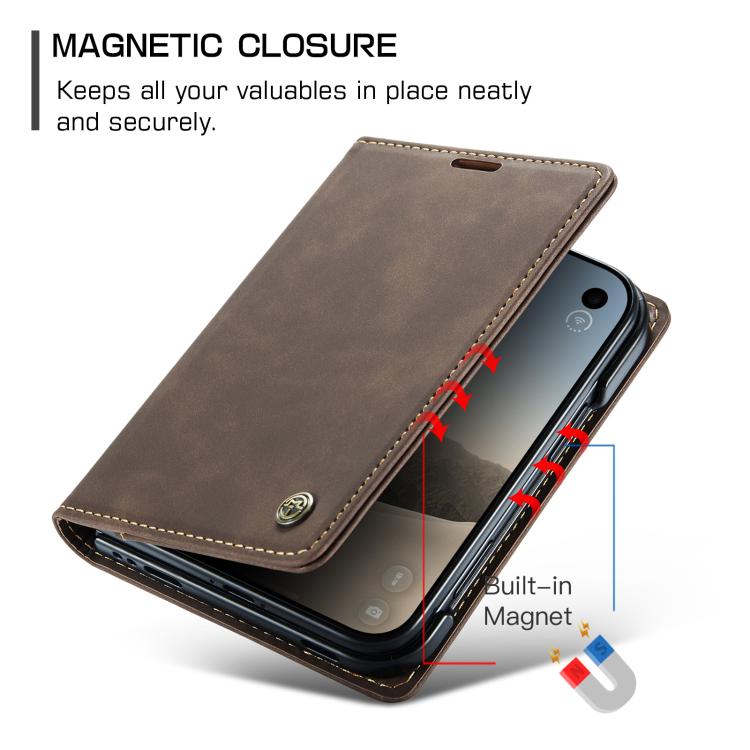 CaseMe 013 Multifunctional Horizontal Flip Leather Phone Case, For iPhone Duo, For iPhone 17, For iPhone Air, For iPhone 16 Pro Max