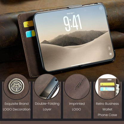 CaseMe 013 Multifunctional Horizontal Flip Leather Phone Case, For iPhone Duo, For iPhone 17, For iPhone Air, For iPhone 16 Pro Max