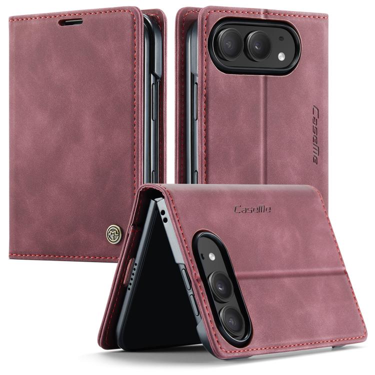 CaseMe 013 Multifunctional Horizontal Flip Leather Phone Case, For iPhone Duo, For iPhone 17, For iPhone Air, For iPhone 16 Pro Max