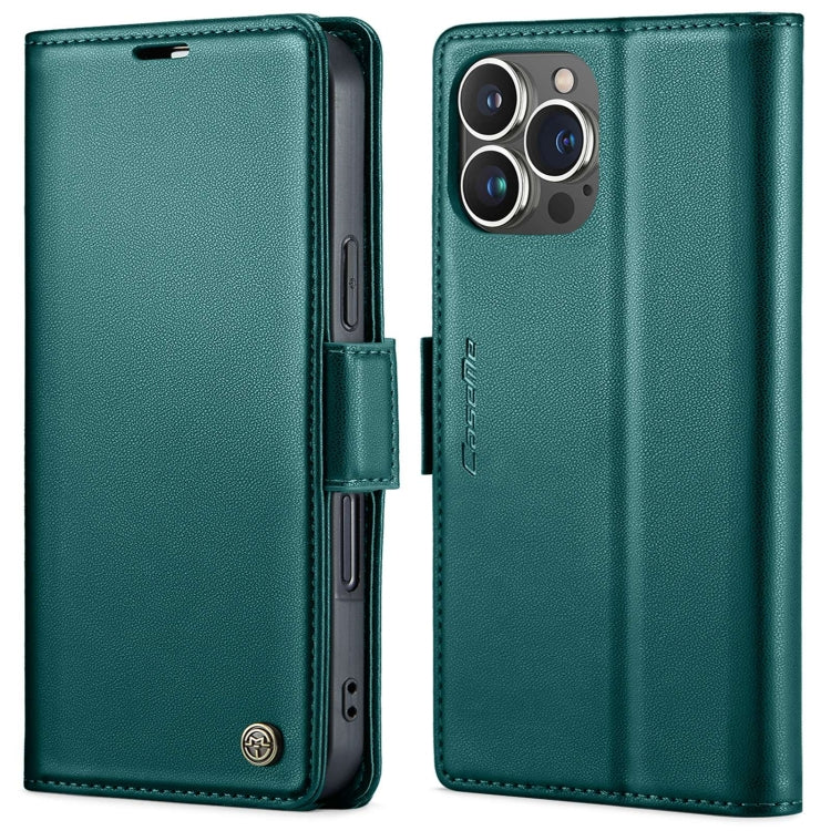 CaseMe 023 Butterfly Buckle Litchi Texture RFID Anti-theft Leather Phone Case, For iPhone Air, For iPhone 16 Pro Max, For iPhone 16 Pro, For iPhone 16 Plus