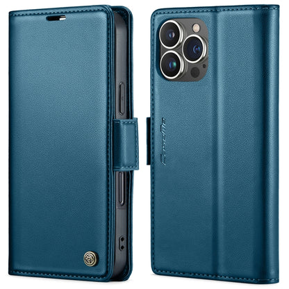 CaseMe 023 Butterfly Buckle Litchi Texture RFID Anti-theft Leather Phone Case, For iPhone 16 Pro, For iPhone 16 Plus, For iPhone 16, For iPhone 18 Pro / 17 Pro