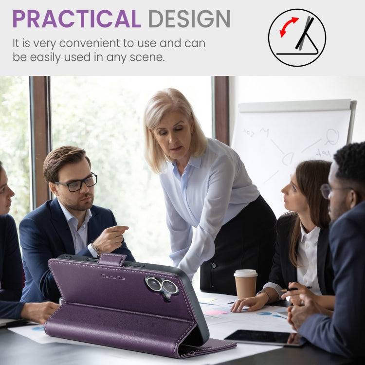 CaseMe 023 Butterfly Buckle Litchi Texture RFID Anti-theft Leather Phone Case