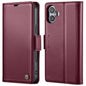 CaseMe 023 Butterfly Buckle Litchi Texture RFID Anti-theft Leather Phone Case, For iPhone 16 Pro, For iPhone 16 Plus, For iPhone 16, For iPhone 18 Pro / 17 Pro