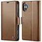 CaseMe 023 Butterfly Buckle Litchi Texture RFID Anti-theft Leather Phone Case, For iPhone 16 Pro, For iPhone 16 Plus, For iPhone 16, For iPhone 18 Pro / 17 Pro
