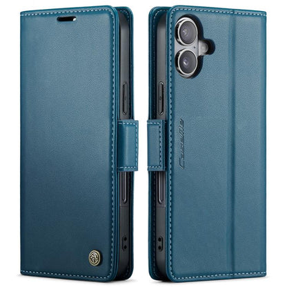 CaseMe 023 Butterfly Buckle Litchi Texture RFID Anti-theft Leather Phone Case, For iPhone Duo, For iPhone 17, For iPhone Air, For iPhone 16 Pro Max