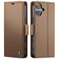 CaseMe 023 Butterfly Buckle Litchi Texture RFID Anti-theft Leather Phone Case, For iPhone Duo, For iPhone 17, For iPhone Air, For iPhone 16 Pro Max