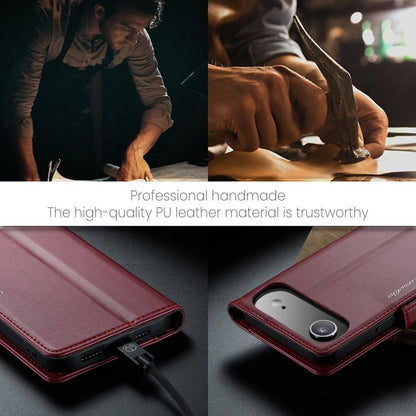 CaseMe 023 Butterfly Buckle Litchi Texture RFID Anti-theft Leather Phone Case, For iPhone Air, For iPhone 16 Pro Max, For iPhone 16 Pro, For iPhone 16 Plus