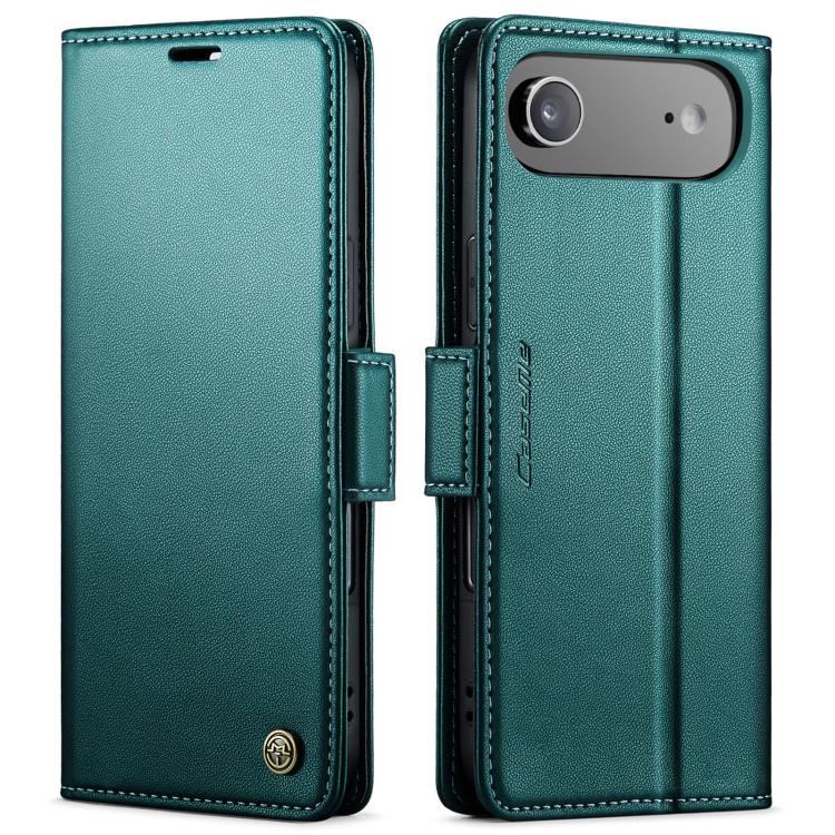 CaseMe 023 Butterfly Buckle Litchi Texture RFID Anti-theft Leather Phone Case, For iPhone Air, For iPhone 16 Pro Max, For iPhone 16 Pro, For iPhone 16 Plus