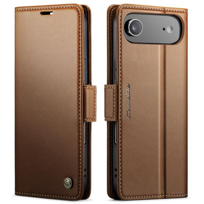 CaseMe 023 Butterfly Buckle Litchi Texture RFID Anti-theft Leather Phone Case, For iPhone Air, For iPhone 16 Pro Max, For iPhone 16 Pro, For iPhone 16 Plus