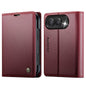 CaseMe 023 Butterfly Buckle Litchi Texture RFID Anti-theft Leather Phone Case, For iPhone Duo, For iPhone 17, For iPhone Air, For iPhone 16 Pro Max