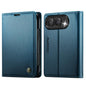 CaseMe 023 Butterfly Buckle Litchi Texture RFID Anti-theft Leather Phone Case, For iPhone Duo, For iPhone 17, For iPhone Air, For iPhone 16 Pro Max