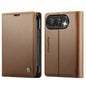 CaseMe 023 Butterfly Buckle Litchi Texture RFID Anti-theft Leather Phone Case, For iPhone Duo, For iPhone 17, For iPhone Air, For iPhone 16 Pro Max