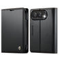CaseMe 023 Butterfly Buckle Litchi Texture RFID Anti-theft Leather Phone Case, For iPhone Duo, For iPhone 17, For iPhone Air, For iPhone 16 Pro Max