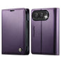 CaseMe 023 Butterfly Buckle Litchi Texture RFID Anti-theft Leather Phone Case, For iPhone Duo, For iPhone 17, For iPhone Air, For iPhone 16 Pro Max