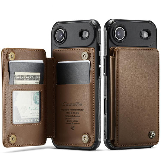 CaseMe C22 Card Slots Holder RFID Anti-theft Phone Case, For iPhone Air, For iPhone 16 Pro Max, For iPhone 16 Pro, For iPhone 16 Plus