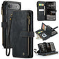 CaseMe C30 Card Slots Zipper Wallet Leather Phone Case, For iPhone Duo, For iPhone 17, For iPhone Air, For iPhone 16 Pro Max, For iPhone 16 Pro, For iPhone 16 Plus
