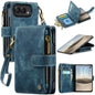 CaseMe C30 Card Slots Zipper Wallet Leather Phone Case, For iPhone Duo, For iPhone 17, For iPhone Air, For iPhone 16 Pro Max, For iPhone 16 Pro, For iPhone 16 Plus