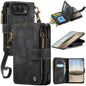 CaseMe C30 Card Slots Zipper Wallet Leather Phone Case, For iPhone Duo, For iPhone 17, For iPhone Air, For iPhone 16 Pro Max, For iPhone 16 Pro, For iPhone 16 Plus