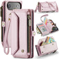 CaseMe C36 Card Slots Zipper Wallet RFID Anti-theft Leather Phone Case, For iPhone Duo, For iPhone 17, For iPhone Air, For iPhone 16 Pro Max