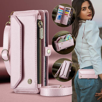 CaseMe C36 Card Slots Zipper Wallet RFID Anti-theft Leather Phone Case, For iPhone Air, For iPhone 16 Pro Max, For iPhone 16 Pro, For iPhone 16 Plus