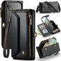CaseMe C36 Card Slots Zipper Wallet RFID Anti-theft Leather Phone Case, For iPhone Duo, For iPhone 17, For iPhone Air, For iPhone 16 Pro Max