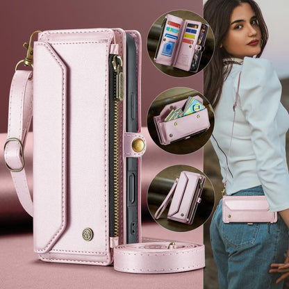 CaseMe C36 Card Slots Zipper Wallet RFID Anti-theft Leather Phone Case, For iPhone 18 Pro Max / 17 Pro Max, For iPhone 17e / 16e