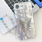 Plating Glitter Lens Film Texture Butterfly Holder Wristband Phone Case, For iPhone 17e / 16e