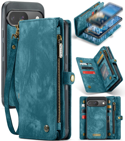 CaseMe 008 Detachable Multifunctional Leather Phone Case, For Google Pixel 9a, For Google Pixel 9 Pro XL, For Google Pixel 9 / 9 Pro